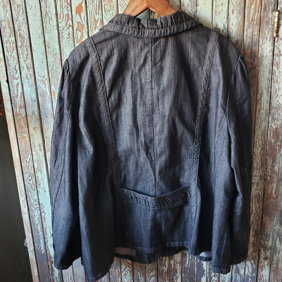 Vintage denim Jacket 2X - Picture 6 of 7